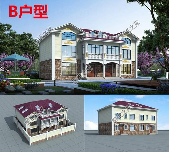 農村兄弟雙拼樓房，濃情一家人，舒適生活就此開展了