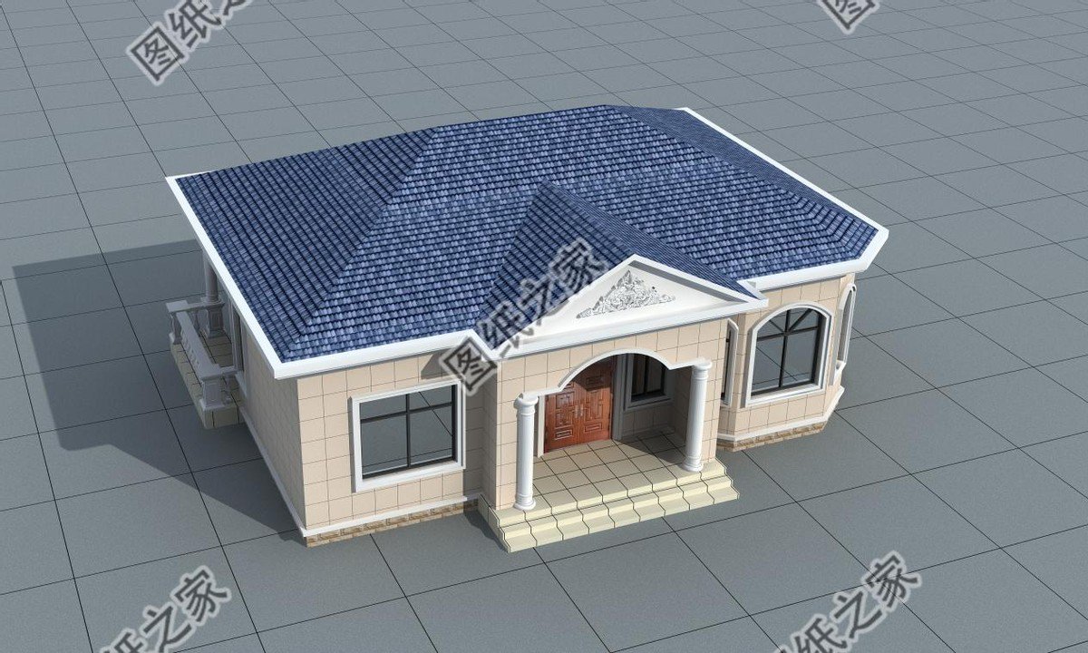 一層養(yǎng)老戶型別墅，送給父母的一座小房屋，住進(jìn)悠閑的小家