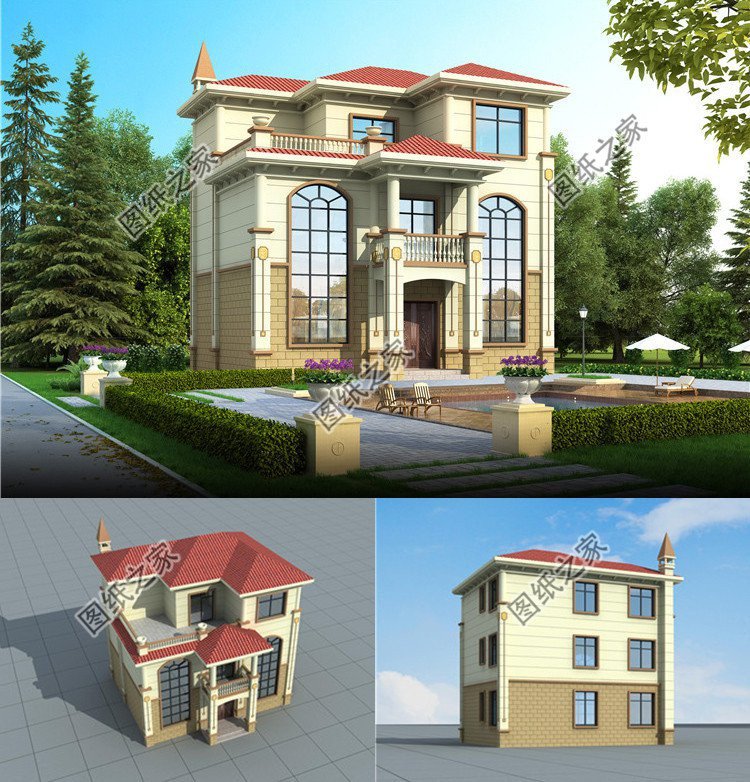 小面積高層別墅設計，小戶型也能蓋出豪宅感