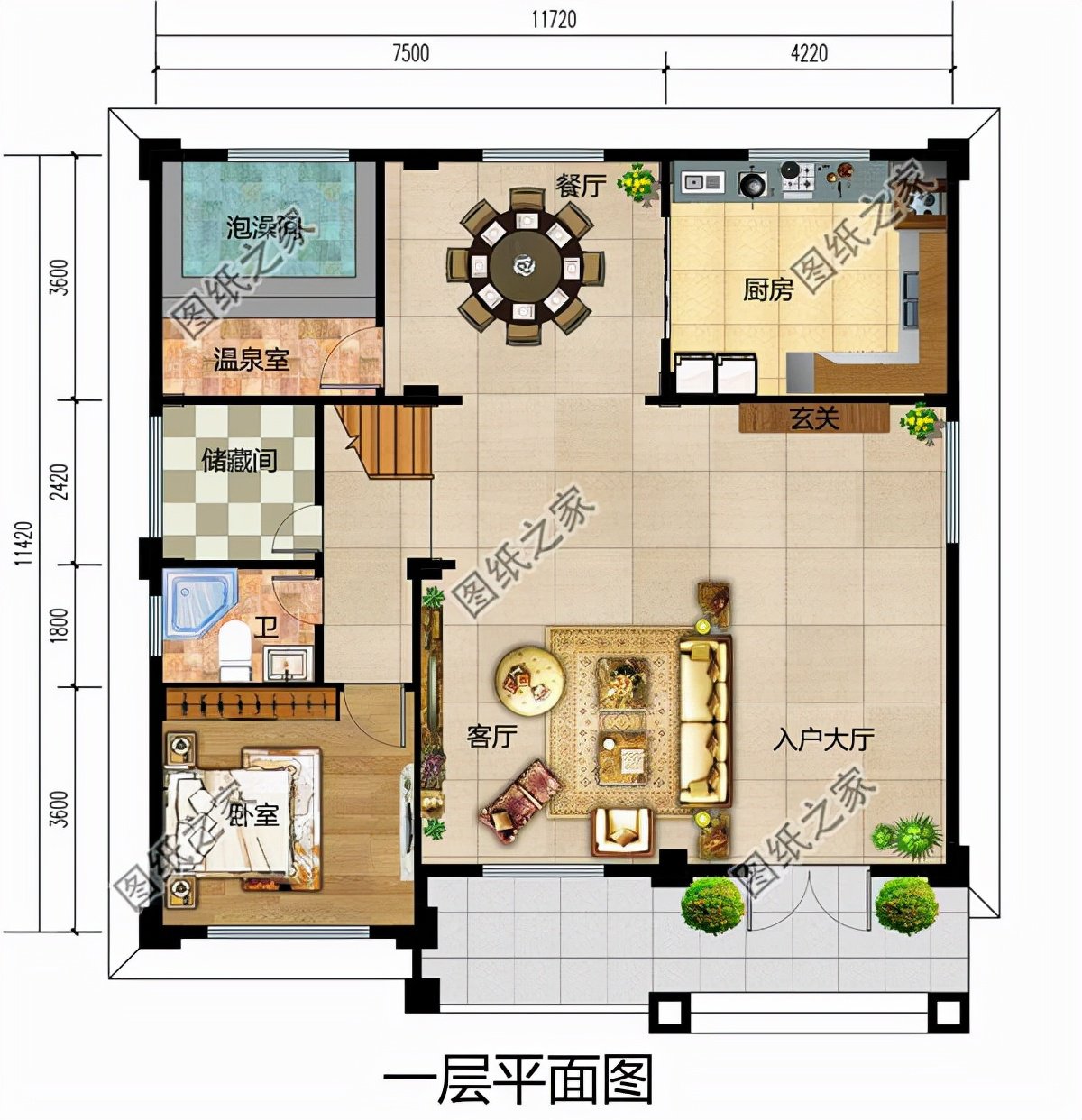 二層半農(nóng)村別墅設計，不浪費錢，家庭生活溫暖舒適，經(jīng)濟實用