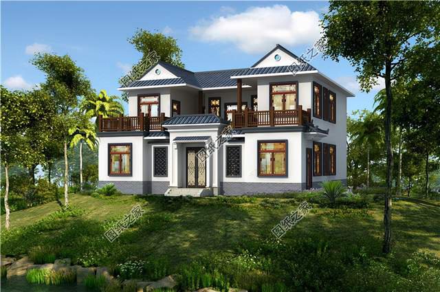 中式合院別墅設計，緊跟時代潮流，增加更多的實用性功能