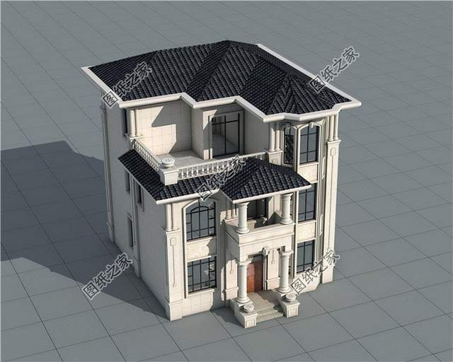 農村三層別墅設計，目之所及，皆是家鄉