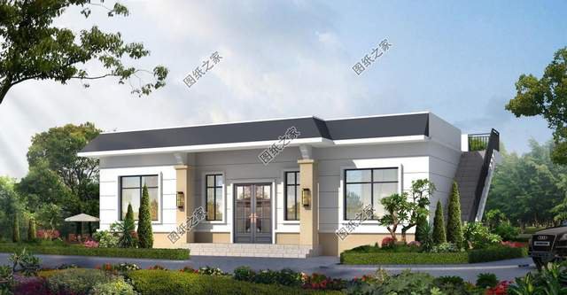 最實用的一層別墅，簡單又好看安逸舒適，是北方建房的首選