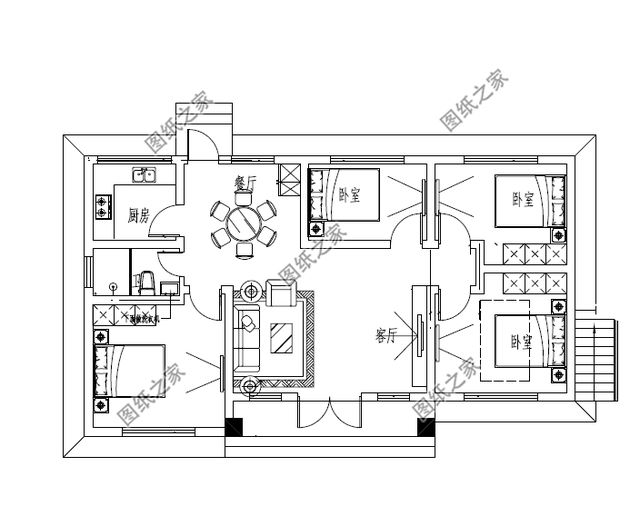 最實用的一層別墅，簡單又好看安逸舒適，是北方建房的首選