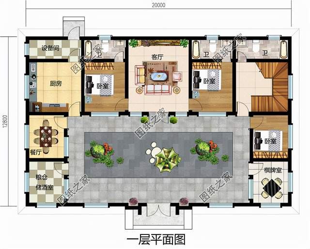 滿滿國風的中式合院住宅，用現代的方式繼承傳統