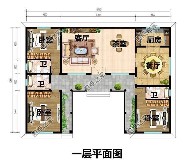 滿滿國風的中式合院住宅，用現代的方式繼承傳統