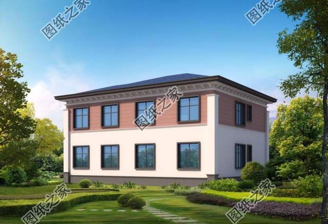 5款同色系農村別墅設計，配色組合簡單好看，經典戶型超級溫馨