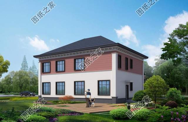 5款同色系農村別墅設計，配色組合簡單好看，經典戶型超級溫馨