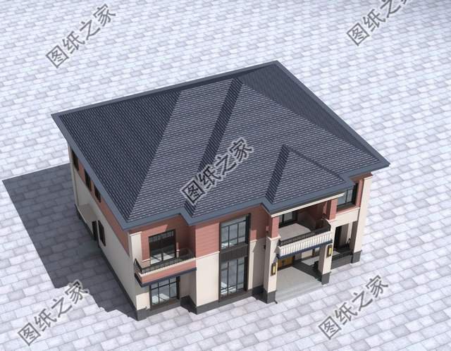 5款同色系農村別墅設計，配色組合簡單好看，經典戶型超級溫馨