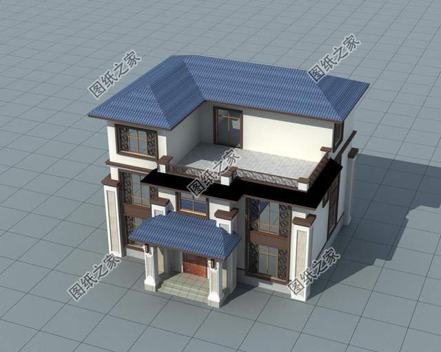 新農(nóng)村三層別墅設(shè)計，不易過時，這樣的住宅太讓人喜愛了