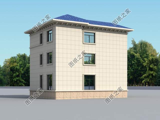 新農(nóng)村三層別墅設(shè)計，不易過時，這樣的住宅太讓人喜愛了