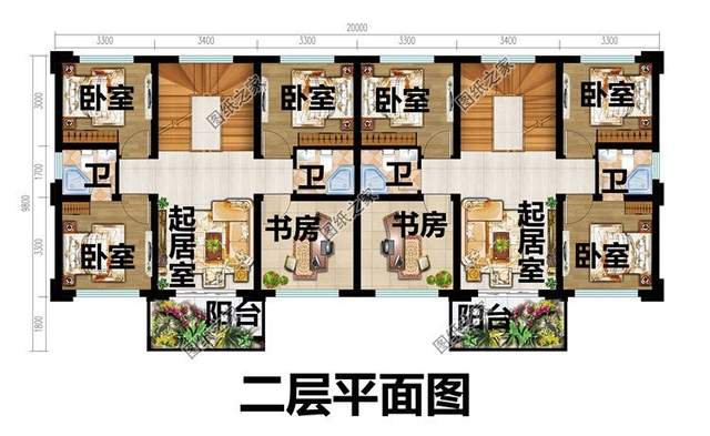 雙拼別墅設計合集，闔家歡樂，既舒適又溫馨