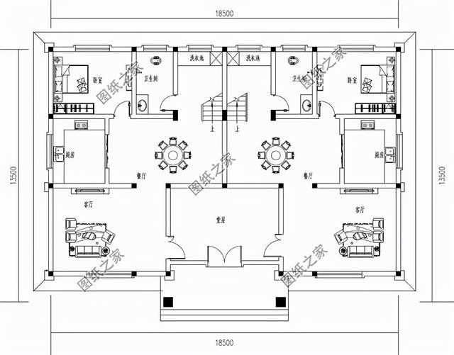 雙拼別墅設計合集，闔家歡樂，既舒適又溫馨