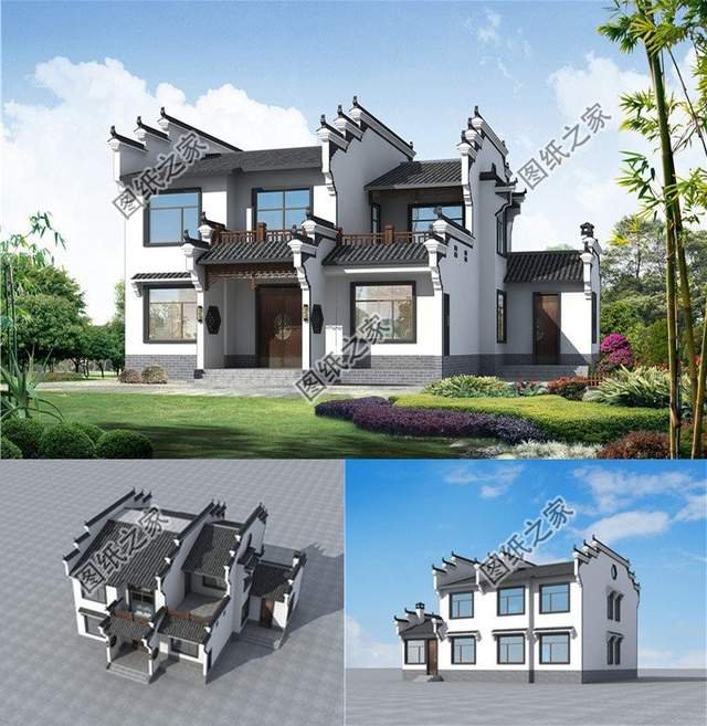 5款經典徽派住宅設計圖，大氣內斂，以獨有的魅力征服眾人