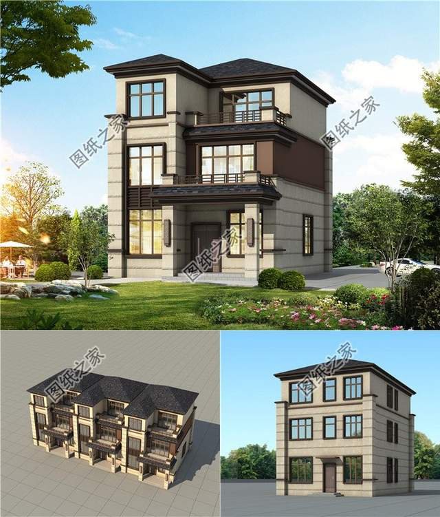 頗有氣質的三層別墅設計，優雅永不過時，氣質這一塊拿捏得死死的