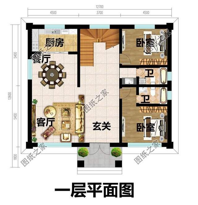 農(nóng)村自建房設(shè)計圖，改善家人的居住條件，提升家的溫馨度