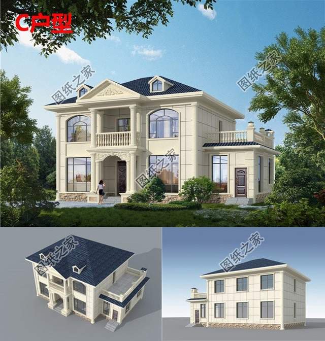 鄉(xiāng)村別墅帶偏房設計集，獨立廚房，保證清潔衛(wèi)生