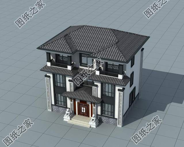 最美新中式農村別墅設計，穩重大氣中帶有流行時尚的氛圍