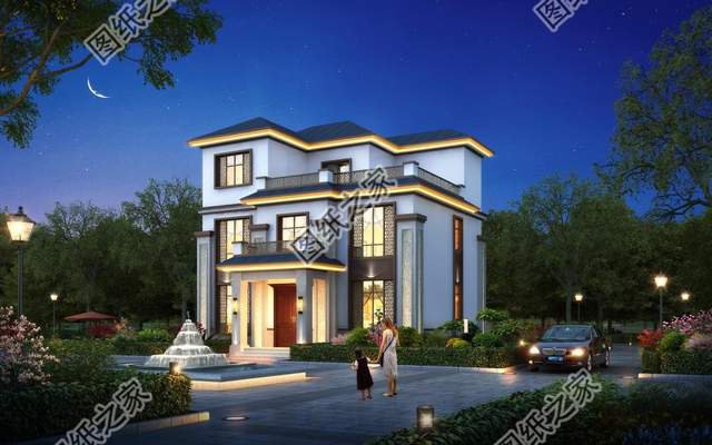 三層農(nóng)村別墅設(shè)計(jì)，絕對(duì)的奢華好看，看上去倍有面子