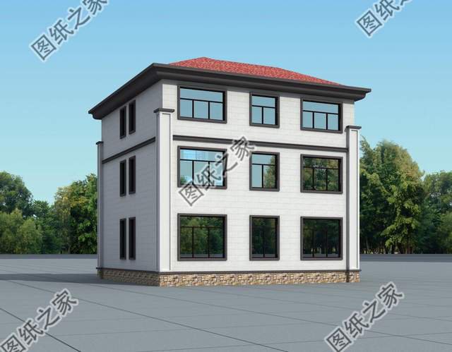 三層農(nóng)村別墅設(shè)計(jì)，絕對(duì)的奢華好看，看上去倍有面子