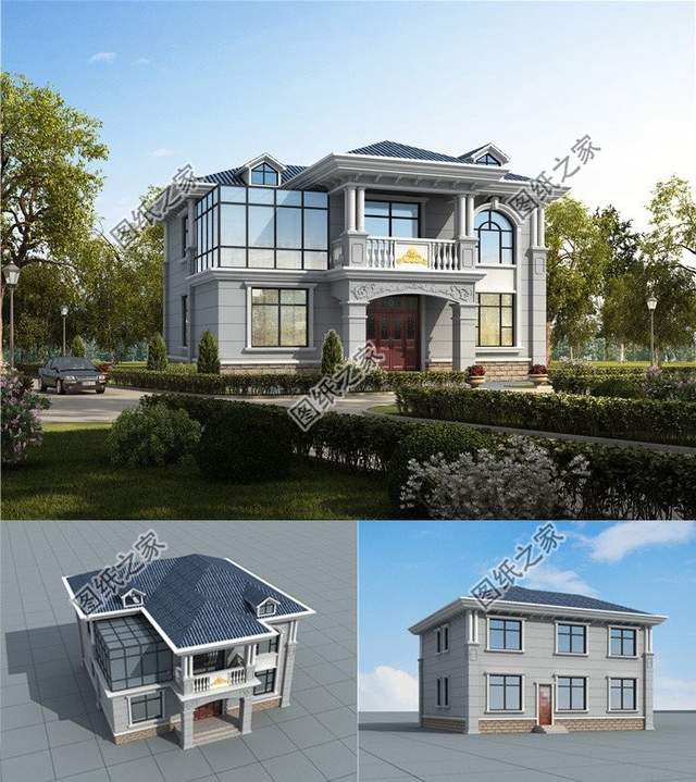 帶陽光房的農村建房設計，打造唯美浪漫花園，悠閑自在