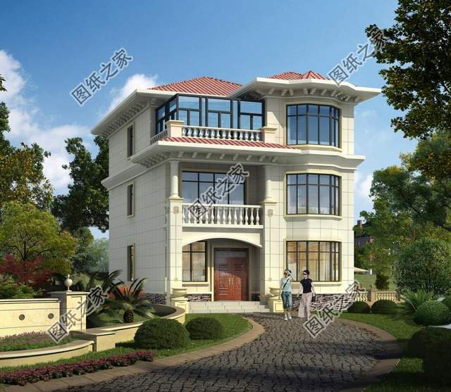 帶陽光房的農村建房設計，打造唯美浪漫花園，悠閑自在