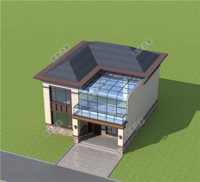 帶陽光房的農村建房設計，打造唯美浪漫花園，悠閑自在