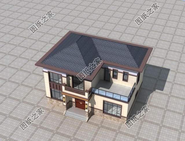 新中式農村別墅設計，充滿復古氣息，美觀又實用