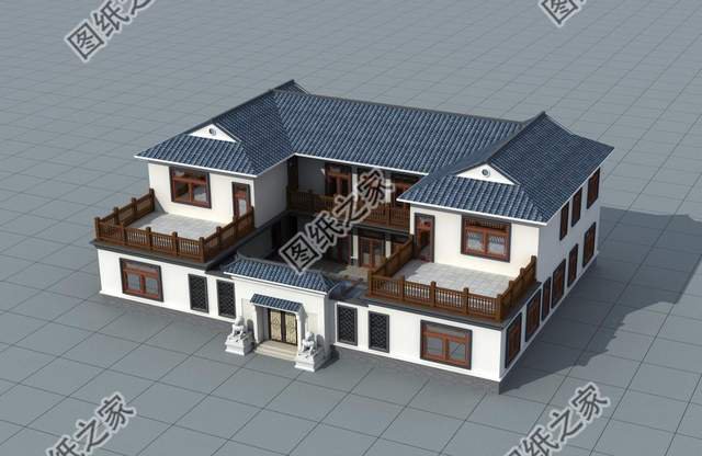 四合院自建別墅，傳統(tǒng)東方的審美得到人們的認(rèn)可與傳承