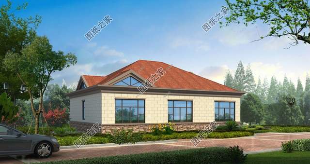 一層半農村自建房設計，住著舒適，帶來好心情