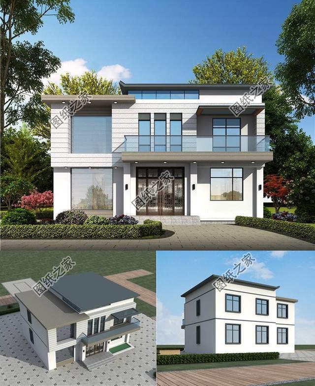 現代鄉村別墅設計，農村建房一股清流，五年后一定是必火戶型