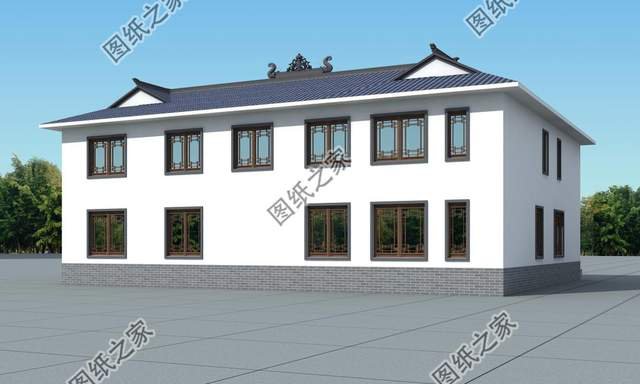 中式合院自建別墅，建好全村人都跑來要圖紙