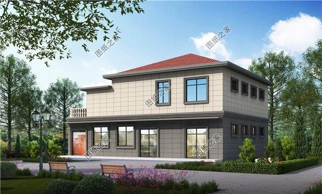 帶商鋪的農村別墅設計，讓小地方生活更加輕松自在，安居樂業