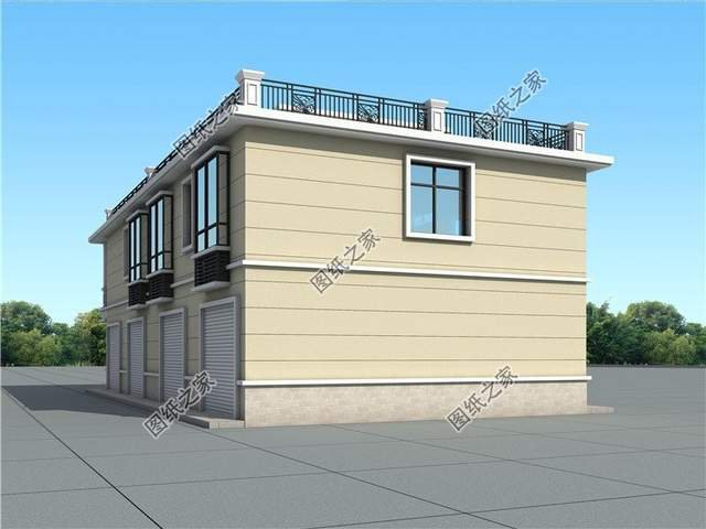 帶商鋪的農村別墅設計，讓小地方生活更加輕松自在，安居樂業