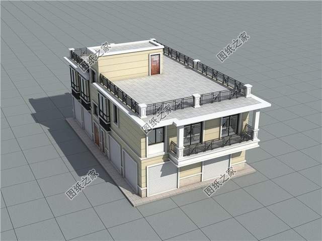 帶商鋪的農村別墅設計，讓小地方生活更加輕松自在，安居樂業