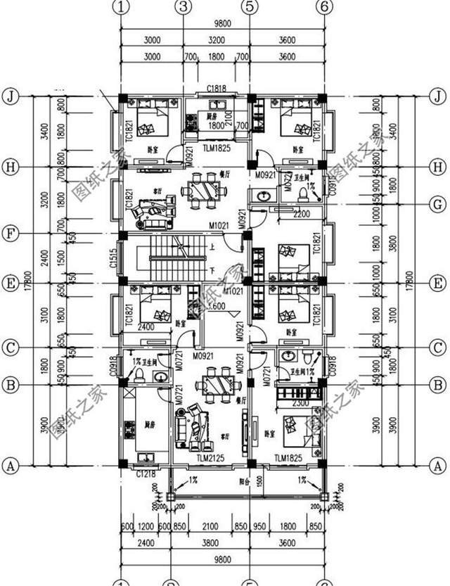 帶商鋪的農村別墅設計，讓小地方生活更加輕松自在，安居樂業