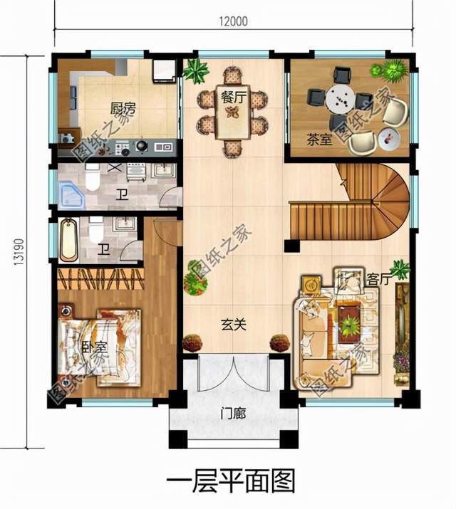 農村高層自建別墅設計，城市的繁華不耽誤農村的高樓林立