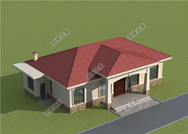 最實用的一層別墅，五套別具特色的圖紙，建好媲美頂級別墅