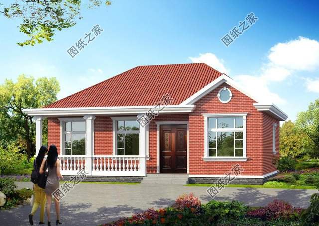 一層小別墅設計，實在的農村房屋，舒適的農村生活