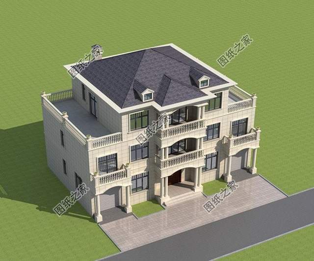 5款帶車庫的農(nóng)村別墅設計，滿足基本居住舒適性，出行更便捷