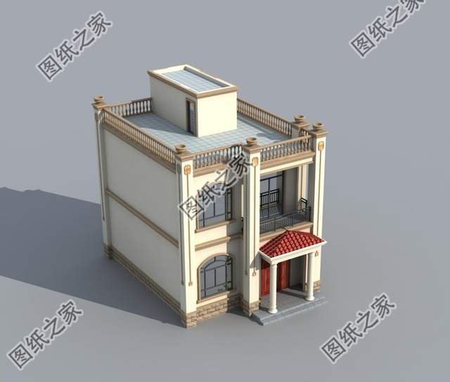 兩開間別墅設計，小面積建房的福音，喜歡的就拿去參考吧