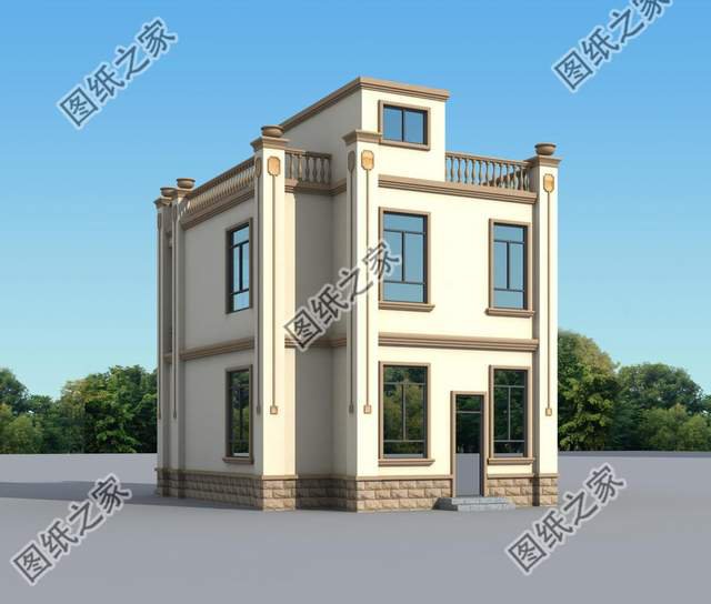 兩開間別墅設計，小面積建房的福音，喜歡的就拿去參考吧