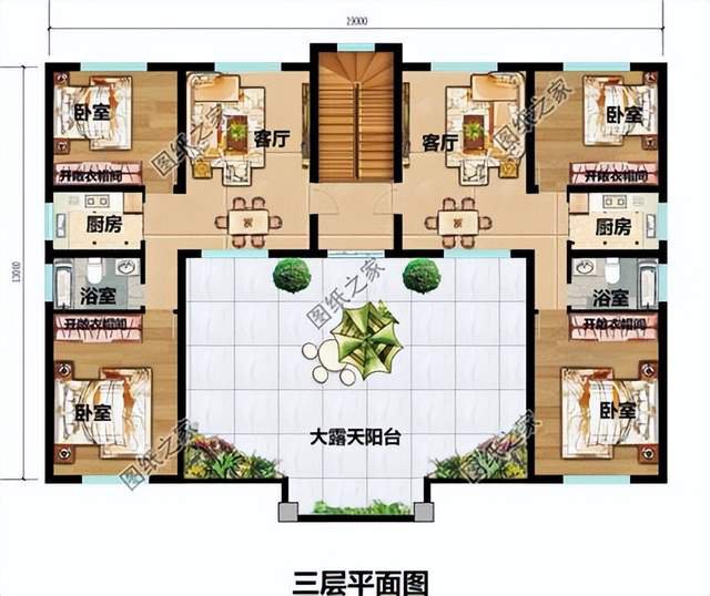 農(nóng)村兄弟雙拼房，房屋外觀氣派，家人互相有個(gè)照應(yīng)