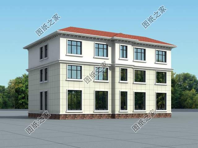 農(nóng)村兄弟雙拼房，房屋外觀氣派，家人互相有個(gè)照應(yīng)