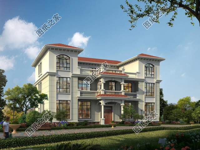 農(nóng)村兄弟雙拼房，房屋外觀氣派，家人互相有個(gè)照應(yīng)