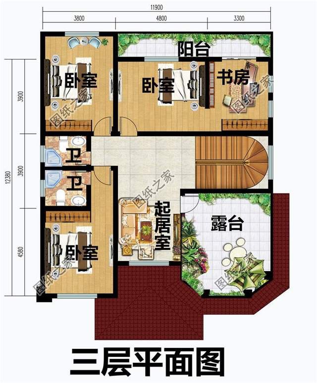 最實用的三層別墅設計，滿足更多人的居住需求，提升居住舒適度