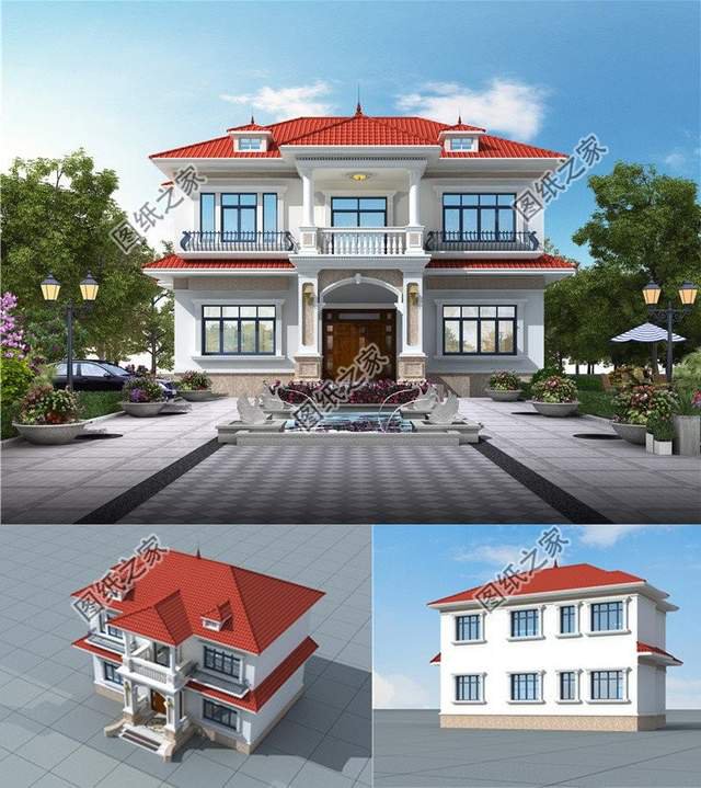 農(nóng)村歐式自建別墅，色調(diào)搭配還是材料運(yùn)用都屬于上乘，推薦收藏