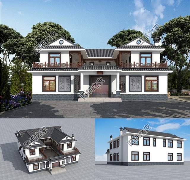 新中式自建房設(shè)計，傳統(tǒng)住宅與現(xiàn)代的強強聯(lián)合，凸顯中式之美