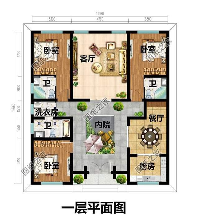 5棟四合院別墅設計，每一棟都超美，喜歡就收藏起來吧