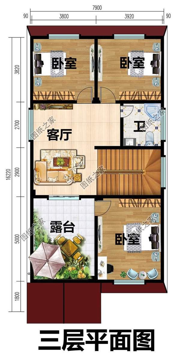 平屋頂自建別墅，設計精良大氣，平屋頂也能建出豪宅感